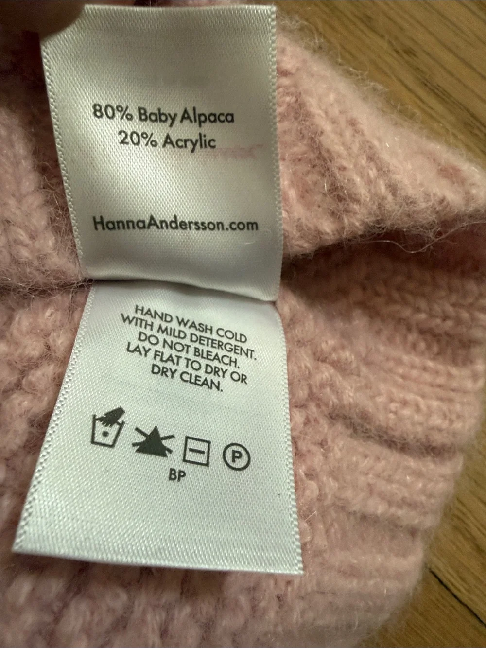 Hanna Andersson Alpaca Wool Knit Hat